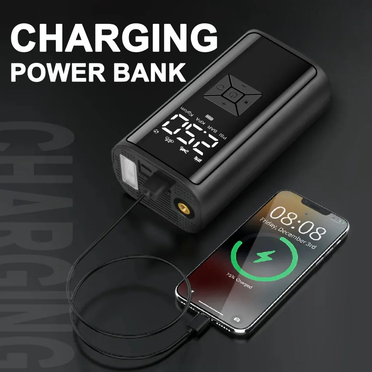 COMPRESOR DE AIRE CON WIRELESS DIGITAL EG-216