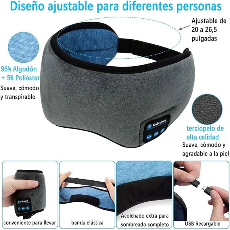 ANTIFAZ BLUETOOH PREMIUM - Duerme sin luz ni ruido