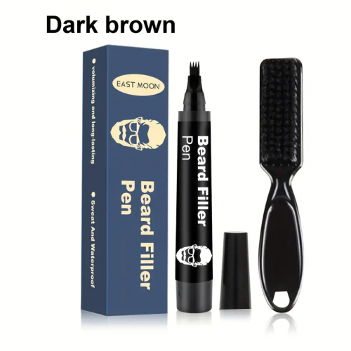 LAPIZ PARA BARBA FILLER PEN NEGRO/MARRON - MEJORA TU APARIENCIA