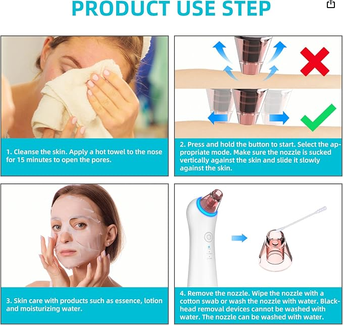 Limpiador Facial – Succionador de Puntos Negros