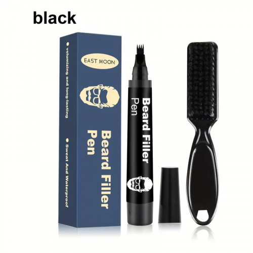 LAPIZ PARA BARBA FILLER PEN NEGRO/MARRON - MEJORA TU APARIENCIA