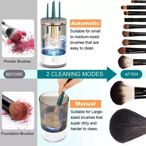 LAVADORA DE BROCHAS DE MAQUILLAJE - Lo que tu piel esperaba