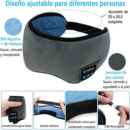 ANTIFAZ BLUETOOH PREMIUM - Duerme sin luz ni ruido
