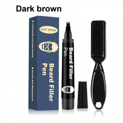 LAPIZ PARA BARBA FILLER PEN NEGRO/MARRON - MEJORA TU APARIENCIA